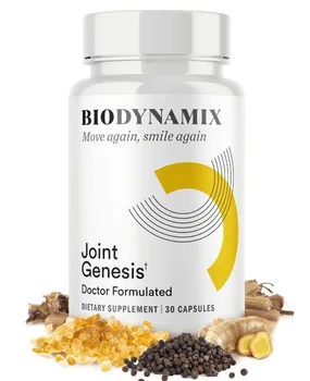 Joint Genesis bottle with ingredients